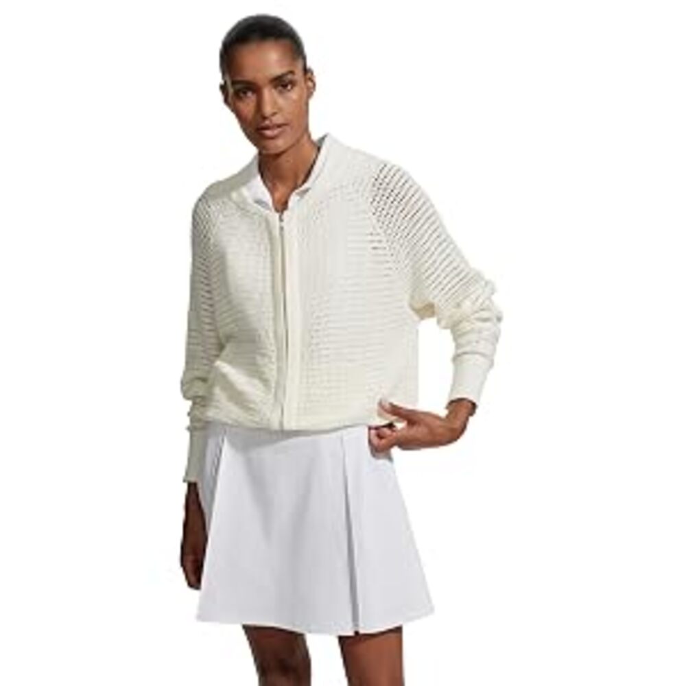 NWT Varley Cameron Knit Sweater - Snow White